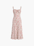Fashionkova Cami Floral Bohemian Vacation Midi Dress