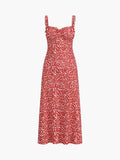 Fashionkova Cami Floral Bohemian Vacation Midi Dress