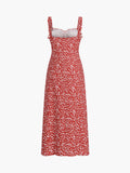 Fashionkova Cami Floral Bohemian Vacation Midi Dress