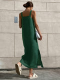 Fashionkova Minimalism Cotton Cami Long Dress
