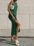 Fashionkova Minimalism Cotton Cami Long Dress
