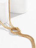 Fashionkova Tassel Pendant Necklace