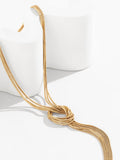 Fashionkova Tassel Pendant Necklace