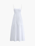 Fashionkova Solid Backless Long Dress