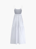 Fashionkova Solid Backless Long Dress