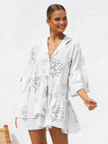 Fashionkova Oversized Sun Print Short Dress