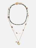 Fashionkova Multi-Layer Shell Necklace