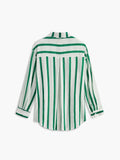 Fashionkova Cotton & Linen Stripe Shirt