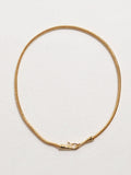 Fashionkova Golden Snake Chain Necklace
