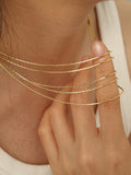 Fashionkova Stacking Golden Necklace