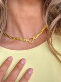 Fashionkova Layered Heart Chain Necklace