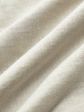 Fashionkova Cotton & Linen Pleated Cutout Long Dress