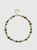 Fashionkova Tiger Eye Stone Choker Necklace