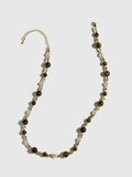 Fashionkova Tiger Eye Stone Choker Necklace