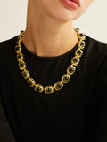 Fashionkova Vintage Enamel Necklace