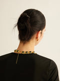 Fashionkova Vintage Enamel Necklace
