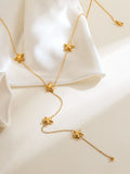 Fashionkova Golden Star Tassel Necklace