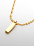 Fashionkova Golden Strip Pendant Necklace