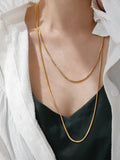 Fashionkova Snake Chain Layered Necklace