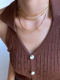 Fashionkova Snake Chain Layered Necklace