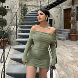 Fashionkova Caris Off Shoulder Mini Dress
