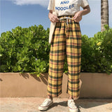 Fashionkova Casual Plaid Pants