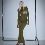 Fashionkova Clover Long Sleeve Maxi Dress