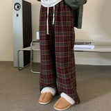 Fashionkova Cozy Up Plaid Pants