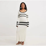 Fashionkova Cyra Knit Maxi Dress