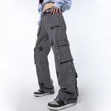 Fashionkova Downtown Girl Star Baggy Jeans