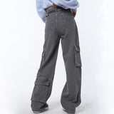 Fashionkova Downtown Girl Star Baggy Jeans