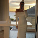 Fashionkova Ema Off Shoulder Maxi Dress