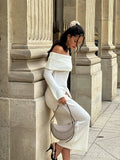 Fashionkova Ema Off Shoulder Maxi Dress