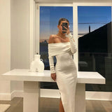 Fashionkova Ema Off Shoulder Maxi Dress