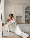 Fashionkova Ema Off Shoulder Maxi Dress