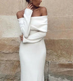 Fashionkova Ema Off Shoulder Maxi Dress