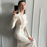 Fashionkova Emonie Knit Maxi Dress