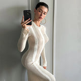 Fashionkova Emonie Knit Maxi Dress