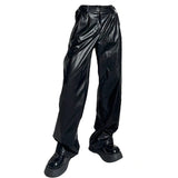 Fashionkova Faux Leather Grunge Pants