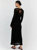 Fashionkova Fraida Knitt Maxi Dress