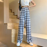 Fashionkova Grunge Aesthetic Plaid Pants