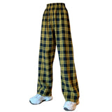 Fashionkova Grunge Aesthetic Plaid Pants