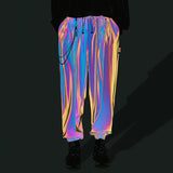 Fashionkova Reflective Wide Pants