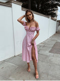 Fashionkova Walk On The Beach Floral Maxi Dress