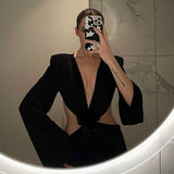 Fashionkova Leylanie Long Sleeve Mini Dress