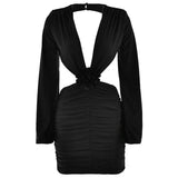 Fashionkova Leylanie Long Sleeve Mini Dress