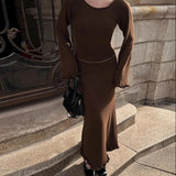 Fashionkova Melinda Backless Maxi Dress