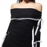 Fashionkova Natalie Off Shoulder Mini Dress