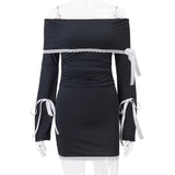 Fashionkova Natalie Off Shoulder Mini Dress