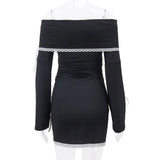 Fashionkova Natalie Off Shoulder Mini Dress